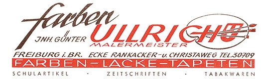 Ullrich Malerfachbetrieb Freiburg - Historie