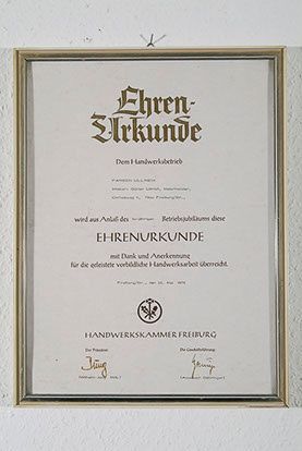 Ullrich Malerfachbetrieb Freiburg - Historie