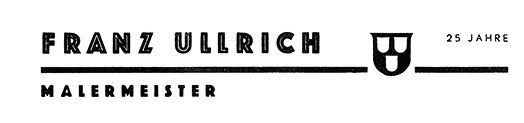 Ullrich Malerfachbetrieb Freiburg - Historie